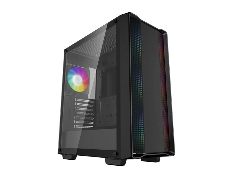 Case DeepCool CC560 ARGB V2, ATX, RGB, Tempered Glass, Black