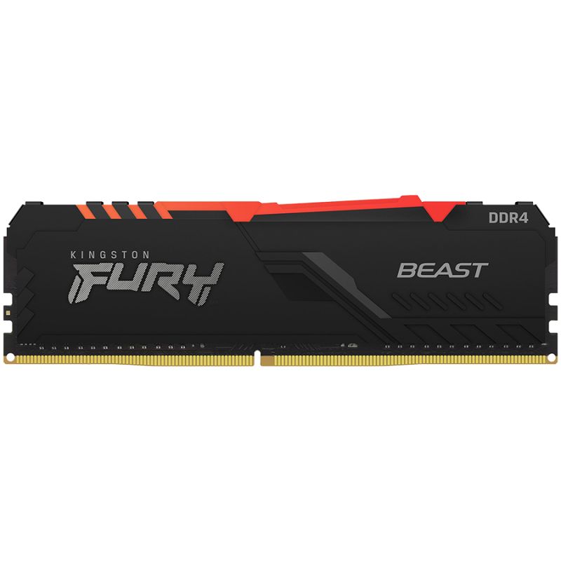 Kingston 8GB 3200MT/s DDR4 CL16 DIMM FURY Beast RGB