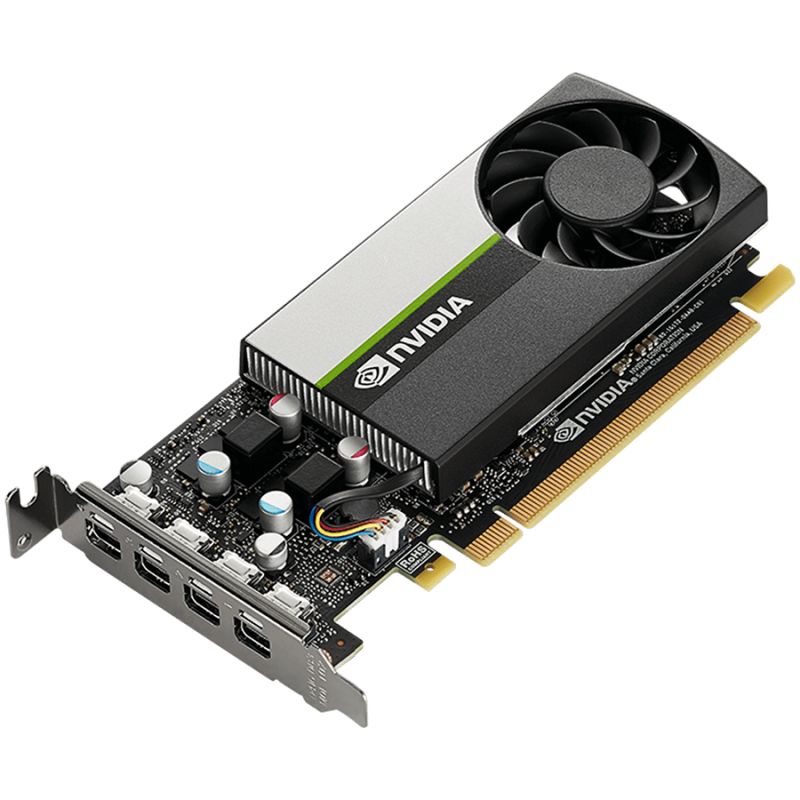 PNY NVIDIA T1000 8GB LowProfile, PCI-Express 3.0 x16, LP, 8 GB GDDR6 128-bit, 4x Mini DP 1.4, 1x LP bracket