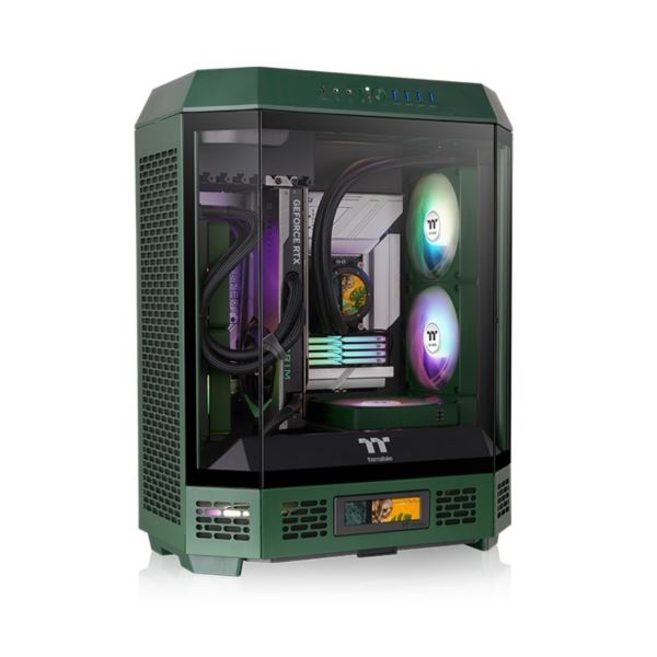 Thermaltake The Tower 600 Racing Green Mid Tower Chassis