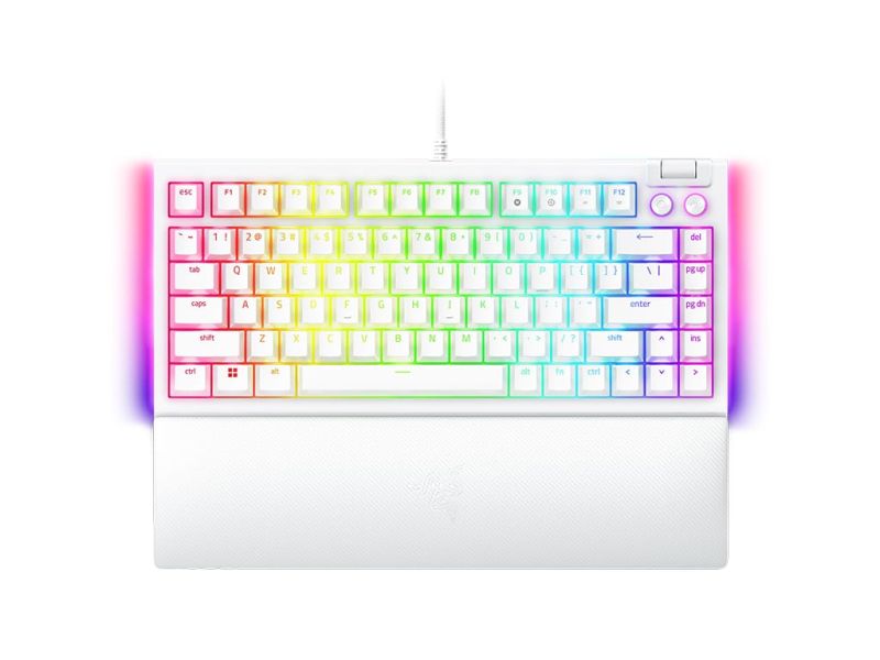 Keyboard Razer BlackWidow V4 75%, White, US SLO g.