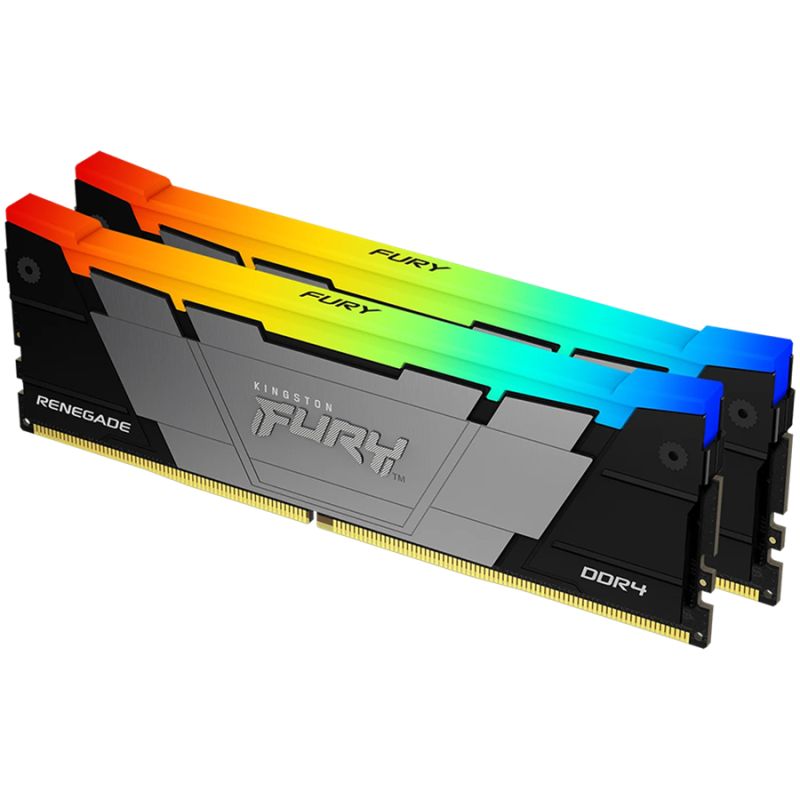 Kingston 64GB 3200MT/s DDR4 CL16 DIMM (Kit of 2) FURY Renegade RGB