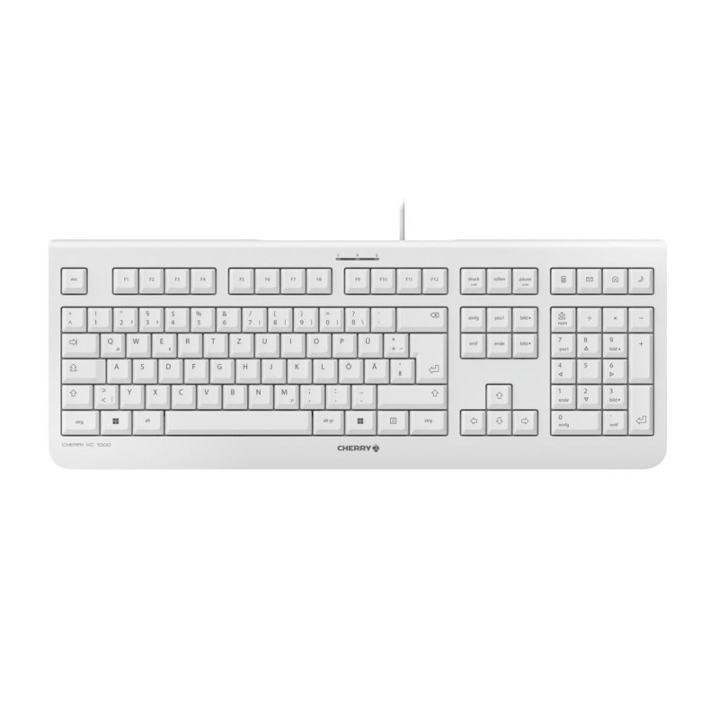 Cherry KC 1000 tipkovnica, USB, bijela