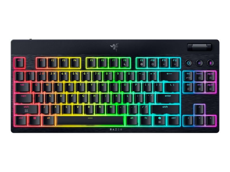 Keyboard Razer BlackWidow V4 Low-profile Tenkeyless HyperSpeed, Yellow Switch, US SLO g