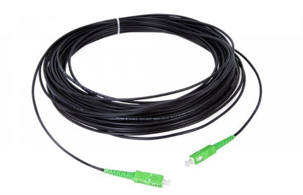NFO Patch cord, SC APC-SC APC, Singlemode 9 125, G.657A2, Simplex, 15m, DROP Outdoor