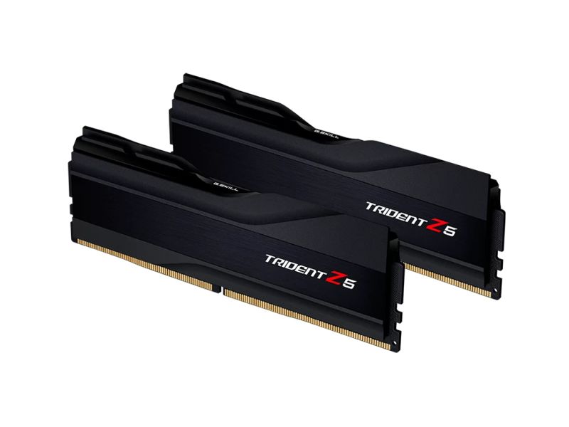 RAM DDR5 32GB Kit (2x 16GB) PC5-51200 6400MT/s CL32 1.40V, G.SKILL Trident Z5, Intel XMP