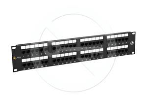 Solarix 48-Port Unshielded Patch panel RJ45 CAT5E UTP