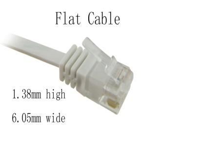 NaviaTec Cat6 patch cable flat, copper 10m