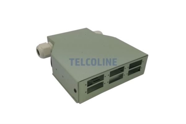 NFO Patch Panel DIN Rail, 6x SC Duplex