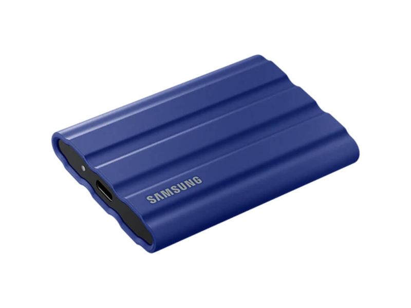External SSD 2TB Type-C USB 3.2 Gen2 NVMe, IP65, Samsung T7 Shield, blue, MU-PE2T0R
