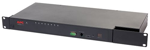 APC Rack Mount KVM 2G Switch, Analog, 1 Local User, 8 Ports
