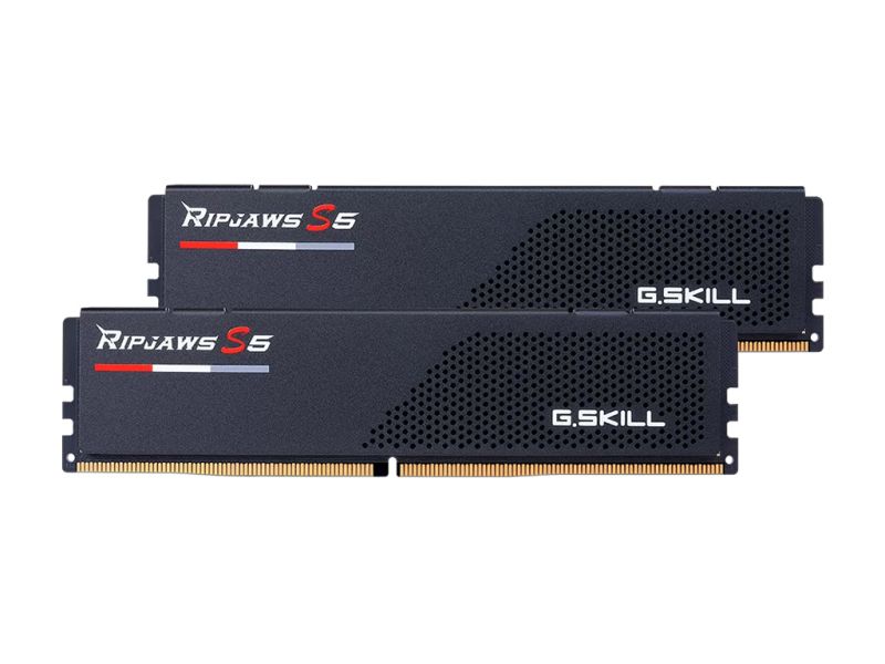 RAM DDR5 32GB Kit (2x 16GB) PC5-48000 6000MT/s CL32 1.35V, G.SKILL Ripjaws S5, Intel XMP