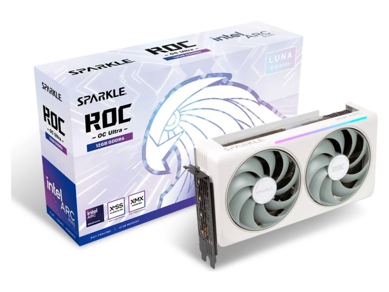 VGA Intel ARC B580 ROC Luna OC Ultra, 12GB GDDR6, PCIe 4.0 x8, 3xDisplayPort, 1xHDMI, Sparkle
