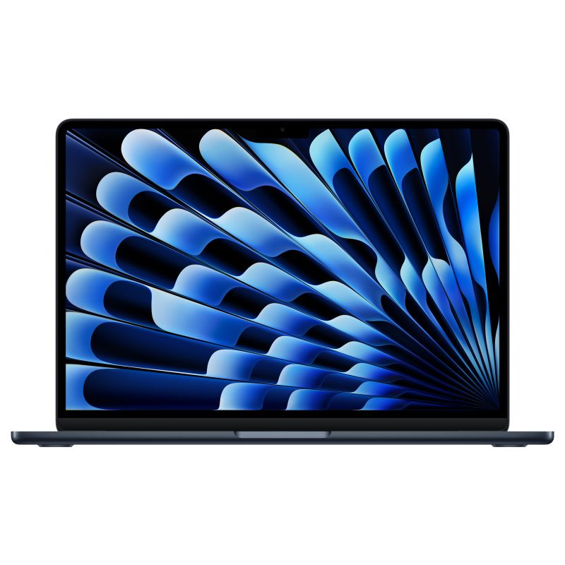 Apple MacBook Air: Apple M5 chip with 10-core CPU and 8-core GPU, 16GB, 512GB SSD - Midnight