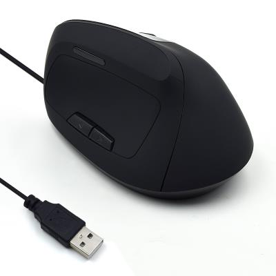 Mouse Ewent Ergonomic Vertical, 1800dpi, black, USB