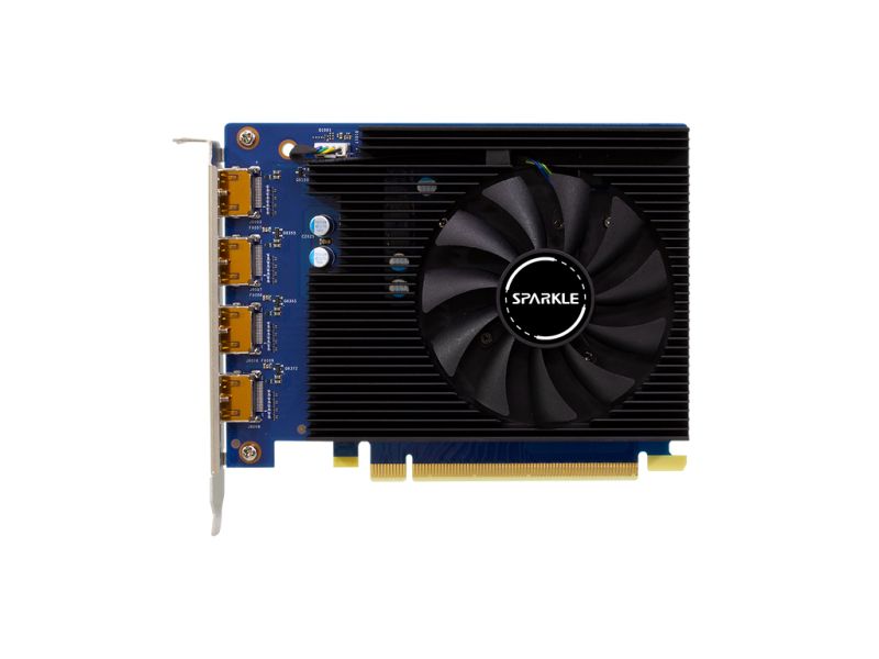 VGA Intel Arc A310 Omni View, 4GB GDDR6, PCIe 4.0 x8, 4x HDMI, Sparkle
