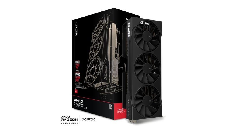 XFX Radeon RX 9070 XT Triple Fan 16GB GDDR6, PCIe 5.0x16, 1×HDMI/3×DP SI ONLY, BULK