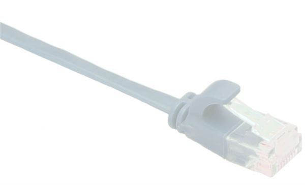 Masterlan comfort patch cable UTP, flat, Cat6, 3m, gray