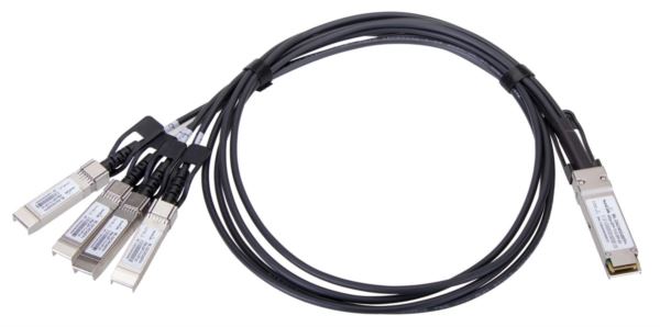 MaxLink 40G DAC cable, QSFP to 4xSFP , 1m
