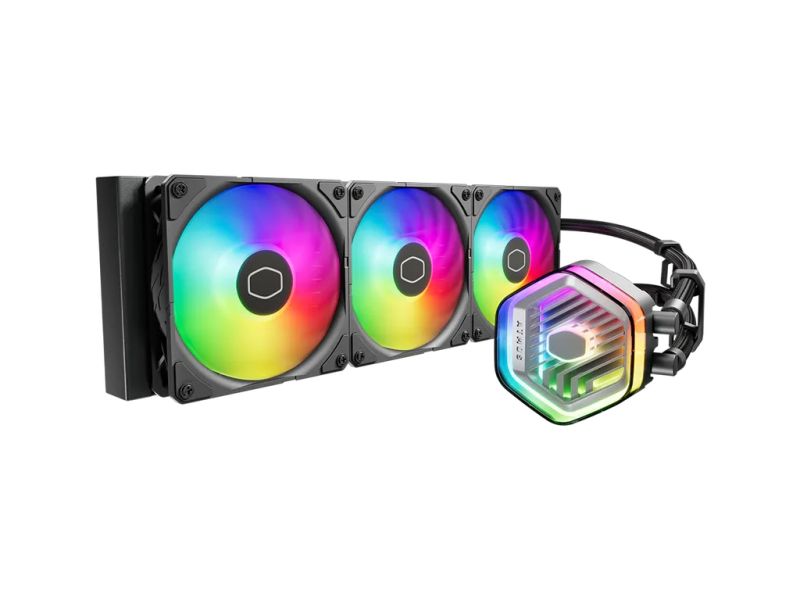 AIO Liquid Cooler Cooler Master MasterLiquid 360 Atmos, 360mm, ARGB, black